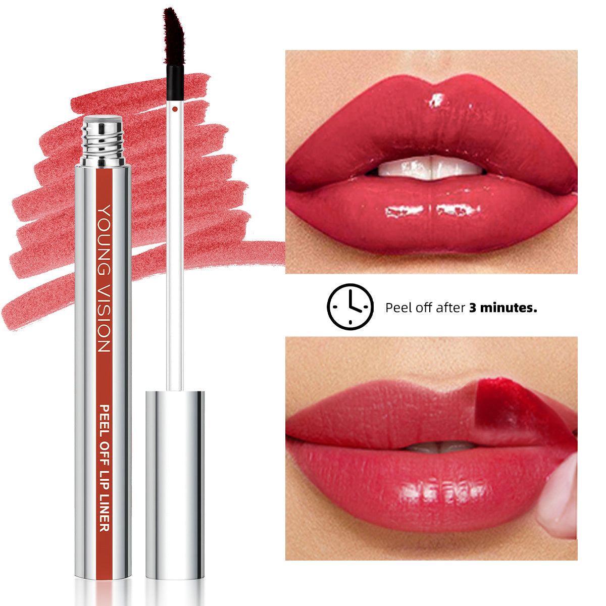 Matte Peel-Off Lip Liner Set
