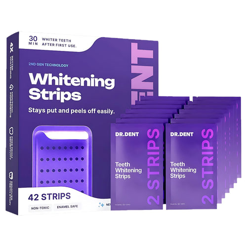 Dr Dent Purple Teeth Whitening Strips